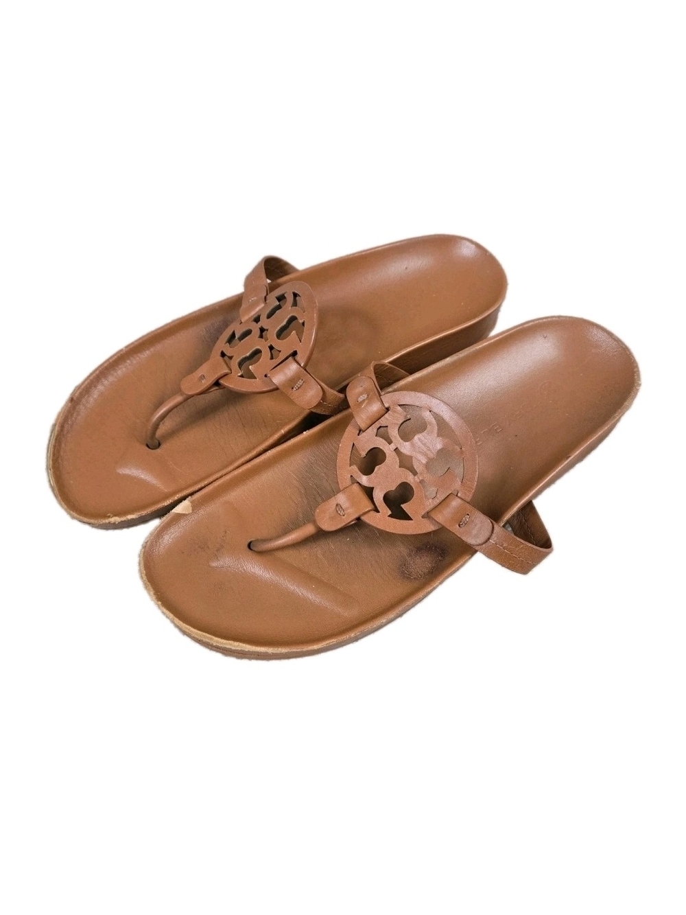 Tory Burch Miller Cloud Sandals In Bourbon Miele Brown Size 11